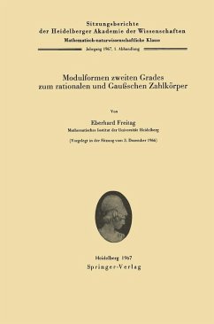 Cover Modulformen zweiten Grades zum rationalen und Gaußschen Zahlkörper (eBook, PDF)