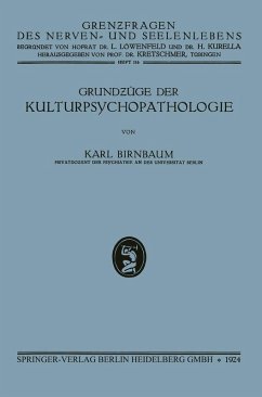 Cover Grundzüge der Kulturpsychopathologie (eBook, PDF)
