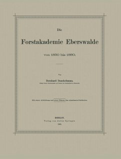 Cover Die Forstakademie Eberswalde von 1830 bis 1880 (eBook, PDF)