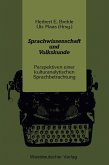 Sprachwissenschaft und Volkskunde (eBook, PDF)