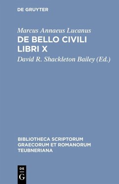 De bello civili libri X (eBook, PDF) - Lucanus, Marcus Annaeus