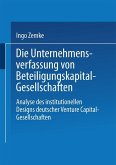 Die Unternehmensverfassung von Beteiligungskapital-Gesellschaften (eBook, PDF)