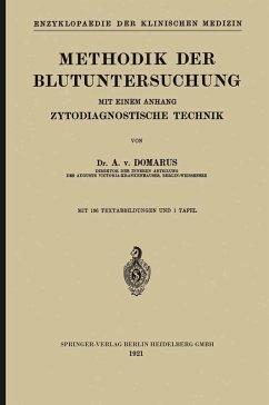 Cover Methodik der Blutuntersuchung (eBook, PDF)