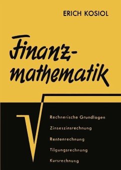 Finanzmathematik (eBook, PDF) - Kosiol, Erich