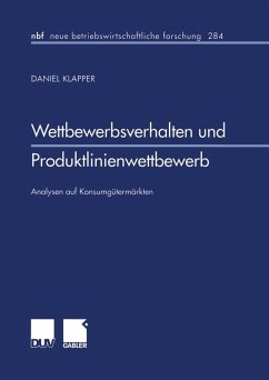 Cover Wettbewerbsverhalten und Produktlinienwettbewerb (eBook, PDF)