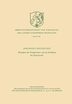 Prinzipien der Komposition und des Erzählens bei Dostojevskij (eBook, PDF) - Holthusen, Johannes