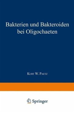 Cover Bakterien und Bakteroiden bei Oligochaeten (eBook, PDF)