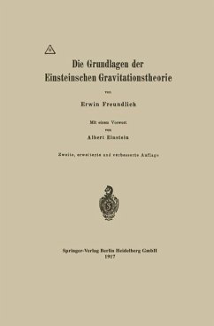 Cover Die Grundlagen der Einsteinschen Gravitationstheorie (eBook, PDF)