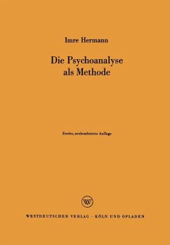 Cover Die Psychoanalyse als Methode (eBook, PDF)