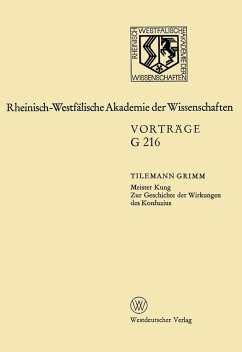 Meister Kung Zur Geschichte der Wirkungen des Konfuzius (eBook, PDF) - Grimm, Tilemann
