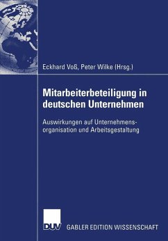 Mitarbeiterbeteiligung in deutschen Unternehmen (eBook, PDF) Mitarbeiterbeteiligung in deutschen Unternehmen (eBook, PDF)
