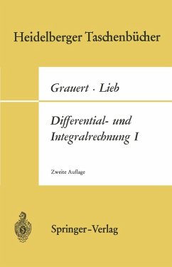 Cover Differential- und Integralrechnung I. (eBook, PDF)
