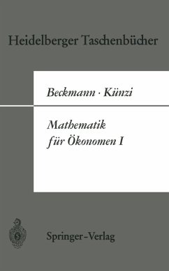 Cover Mathematik für Ökonomen I (eBook, PDF)
