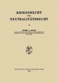 Kriegsrecht und Neutralitätsrecht (eBook, PDF)