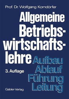 Cover Allgemeine Betriebswirtschaftslehre (eBook, PDF)