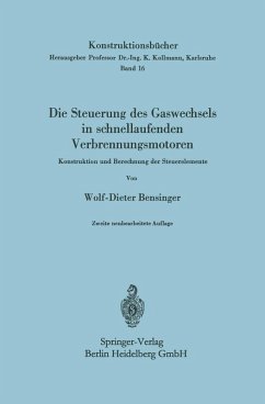 Die Steuerung des Gaswechsels in schnellaufenden Verbrennungsmotoren (eBook, PDF) - Bensinger, Wolf-Dieter