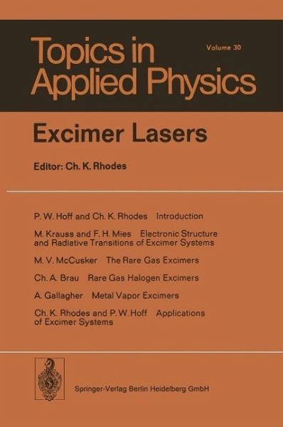 Excimer Lasers (eBook, PDF)