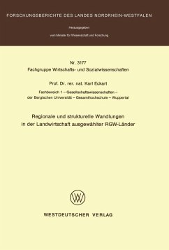 Regionale und strukturelle Wandlungen in der Landwirtschaft ausgewählter RGW-Länder (eBook, PDF) - Eckart, Karl