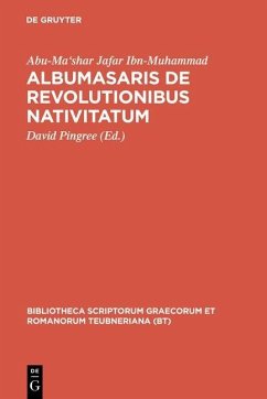 Cover Albumasaris de revolutionibus nativitatum (eBook, PDF)