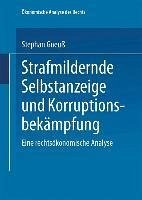Cover Strafmildernde Selbstanzeige und Korruptionsbekämpfung (eBook, PDF)