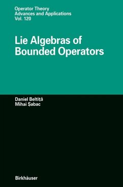 Lie Algebras of Bounded Operators (eBook, PDF) - Beltita, Daniel; Sabac, Mihai