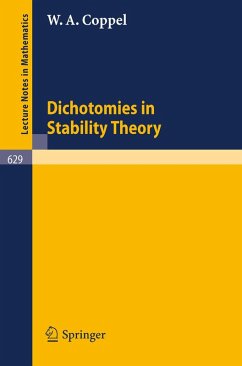 Dichotomies in Stability Theory (eBook, PDF) - Coppel, W. A.