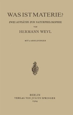 Was ist Materie? (eBook, PDF) - Weyl, Hermann