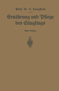 Cover Ernährung und Pflege des Säuglings (eBook, PDF)