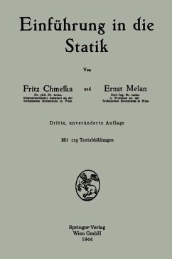 Einführung in die Statik (eBook, PDF) - Chmelka, Fritz; Melan, Ernst