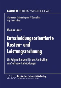 Cover Entscheidungsorientierte Kosten- und Leistungsrechnung (eBook, PDF)