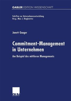 Commitment-Management in Unternehmen (eBook, PDF) - Gauger, Janett