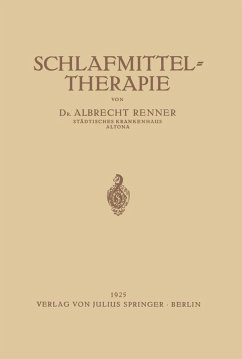 Cover Schlafmittel-Therapie (eBook, PDF)