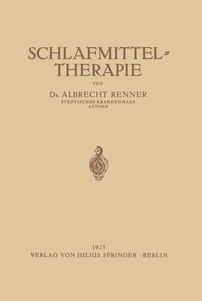 Schlafmittel-Therapie (eBook, PDF) Schlafmittel-Therapie (eBook, PDF)