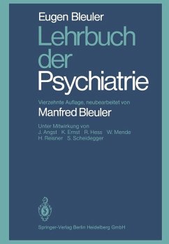 Lehrbuch der Psychiatrie (eBook, PDF) - Bleuler, E.