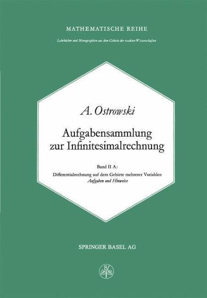Aufgabensammlung zur Infinitesimalrechnung (eBook, PDF) Aufgabensammlung zur Infinitesimalrechnung (eBook, PDF)