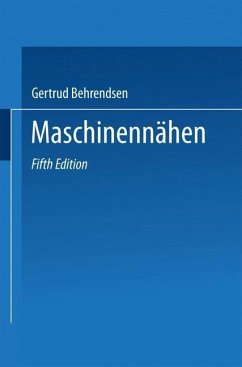 Maschinennähen (eBook, PDF) - Behrendsen, Gertrud