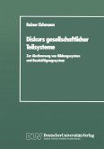 Diskurs gesellschaftlicher Teilsysteme (eBook, PDF)