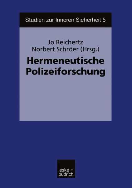 Hermeneutische Polizeiforschung (eBook, PDF)