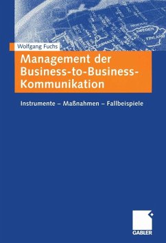 Management der Business-to-Business-Kommunikation (eBook, PDF) - Fuchs, Wolfgang