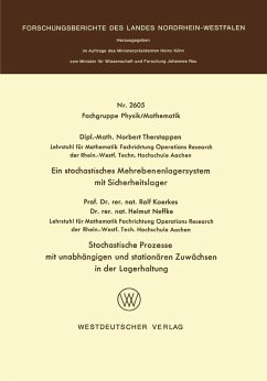 Ein stochastisches Mehrebenenlagersystem mit Sicherheitslager. Stochastische Prozesse mit unabhängigen und stationären Zuwächsen in der Lagerhaltung (eBook, PDF) - Therstappen, Norbert