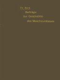 Beiträge zur Geschichte des Maschinenbaues (eBook, PDF)