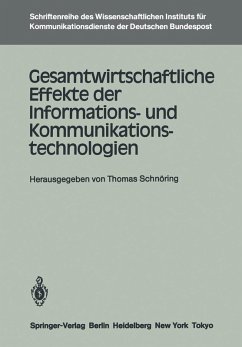 Cover Gesamtwirtschaftliche Effekte der Informations- und Kommunikationstechnologien (eBook, PDF)