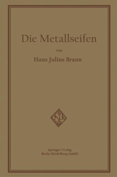 Die Metallseifen (eBook, PDF) Die Metallseifen (eBook, PDF)