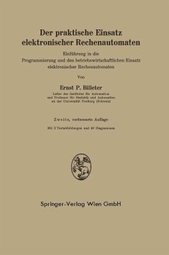 Cover Der praktische Einsatz elektronischer Rechenautomaten (eBook, PDF)