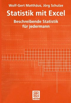 Statistik mit Excel (eBook, PDF) - Matthäus, Wolf-Gert; Schulze, Jörg