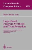 Logic-Based Program Synthesis and Transformation (eBook, PDF)