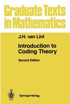 Introduction to Coding Theory (eBook, PDF) - Lint, J. H. Van