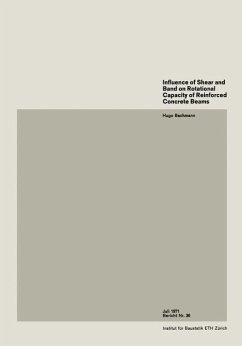 Influence of Shear and Band on Rotational Capacity of Reinforced Concrete Beams (eBook, PDF) - Bachmann, Hugo