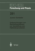 Untersuchungen von Reinheitssytemen zur Herstellung von Halbleiterprodukten (eBook, PDF)