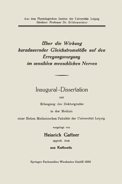 Cover Inaugural-Dissertation zur Erlangung des Doktorgrades in der Medizin einer Hohen Medizinischen Fakultät der Universität Leipzig (eBook, PDF)